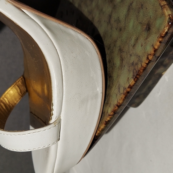 Charlotte Russe Platform Ankle Buckle rear zipper Heels SZ 9 - Picture 3 of 10